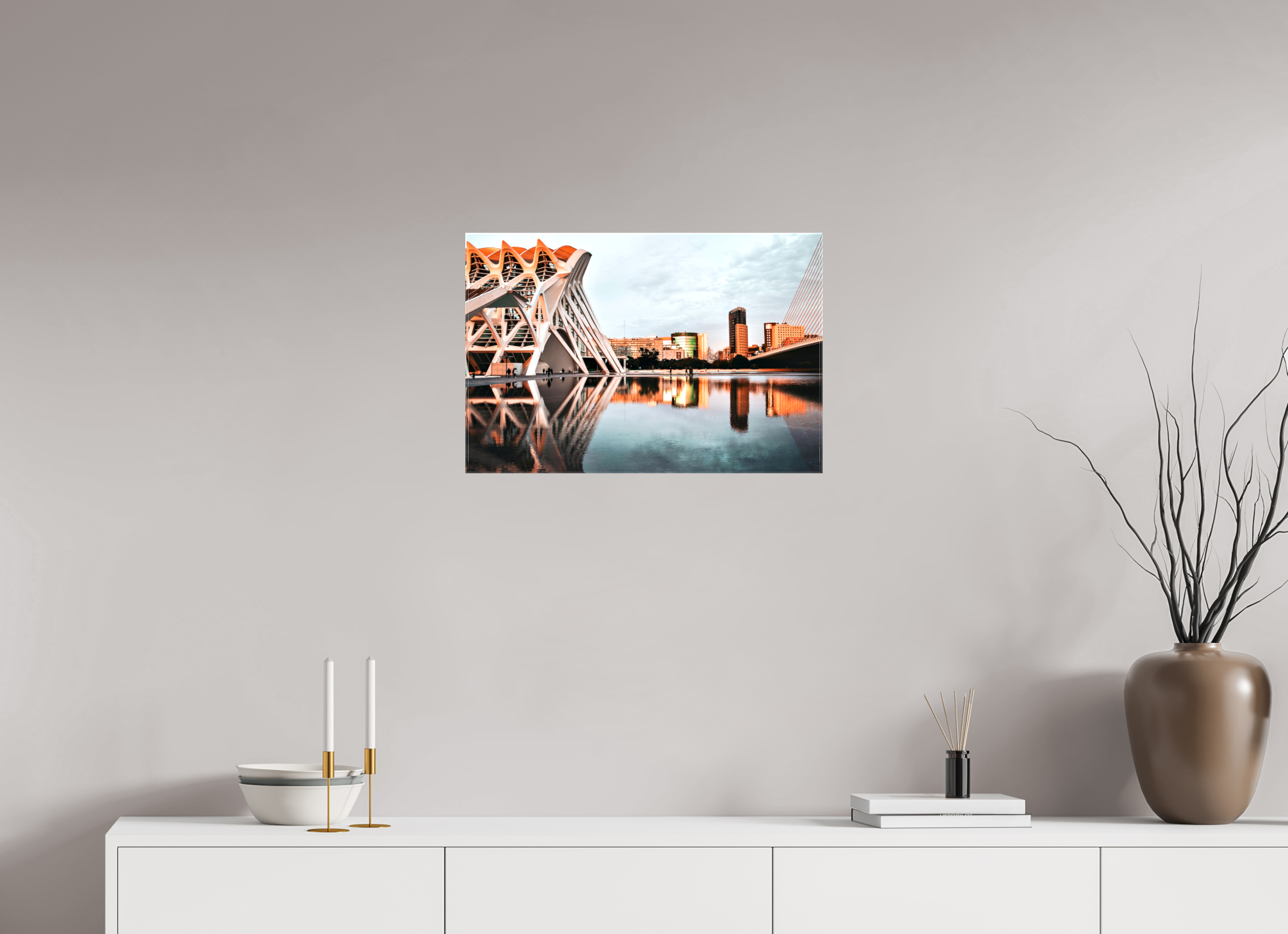 60 x 40 cm, Canvas Print Oh mirror.