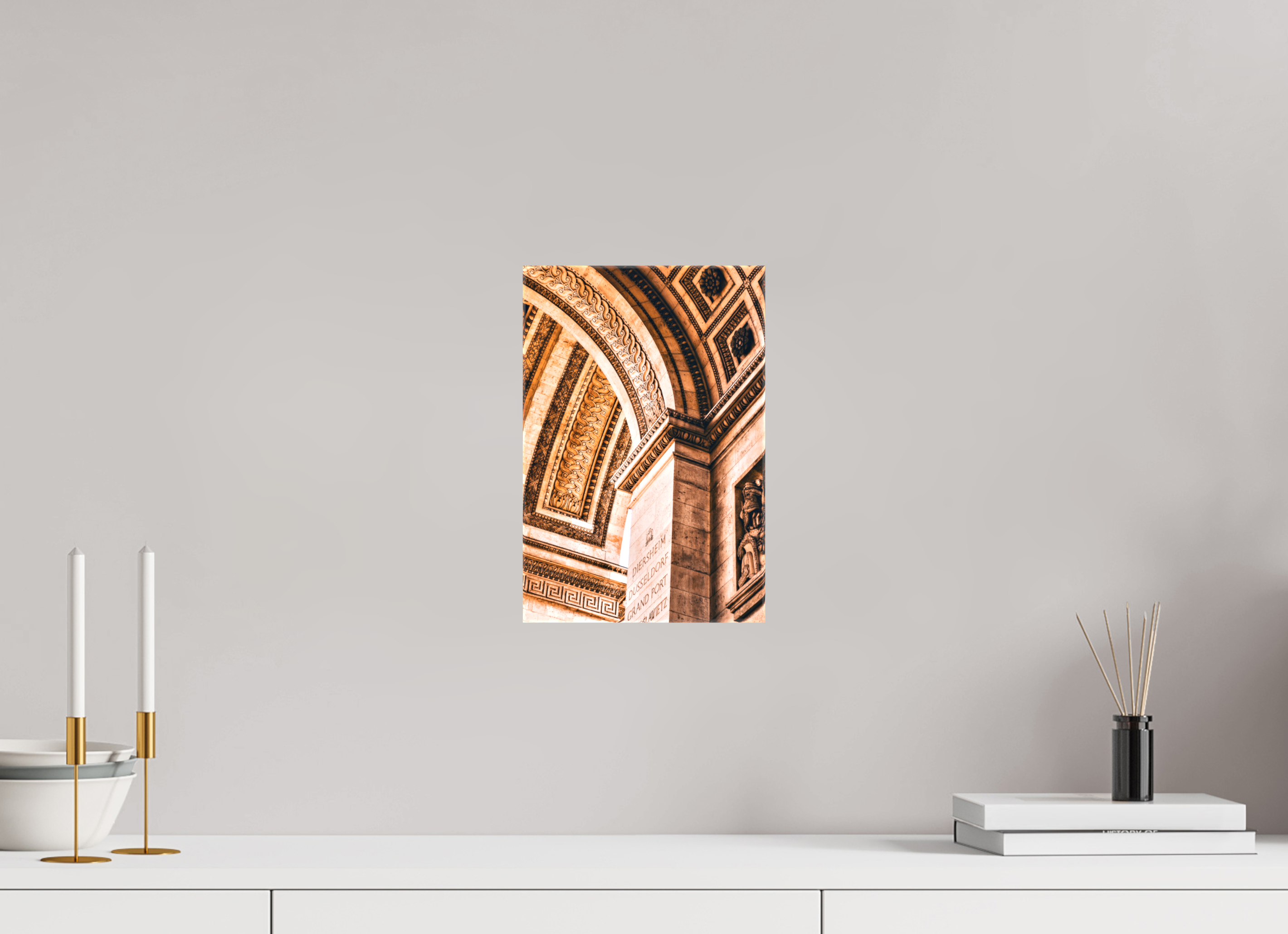 20 x 30 cm, Canvas Print Time.