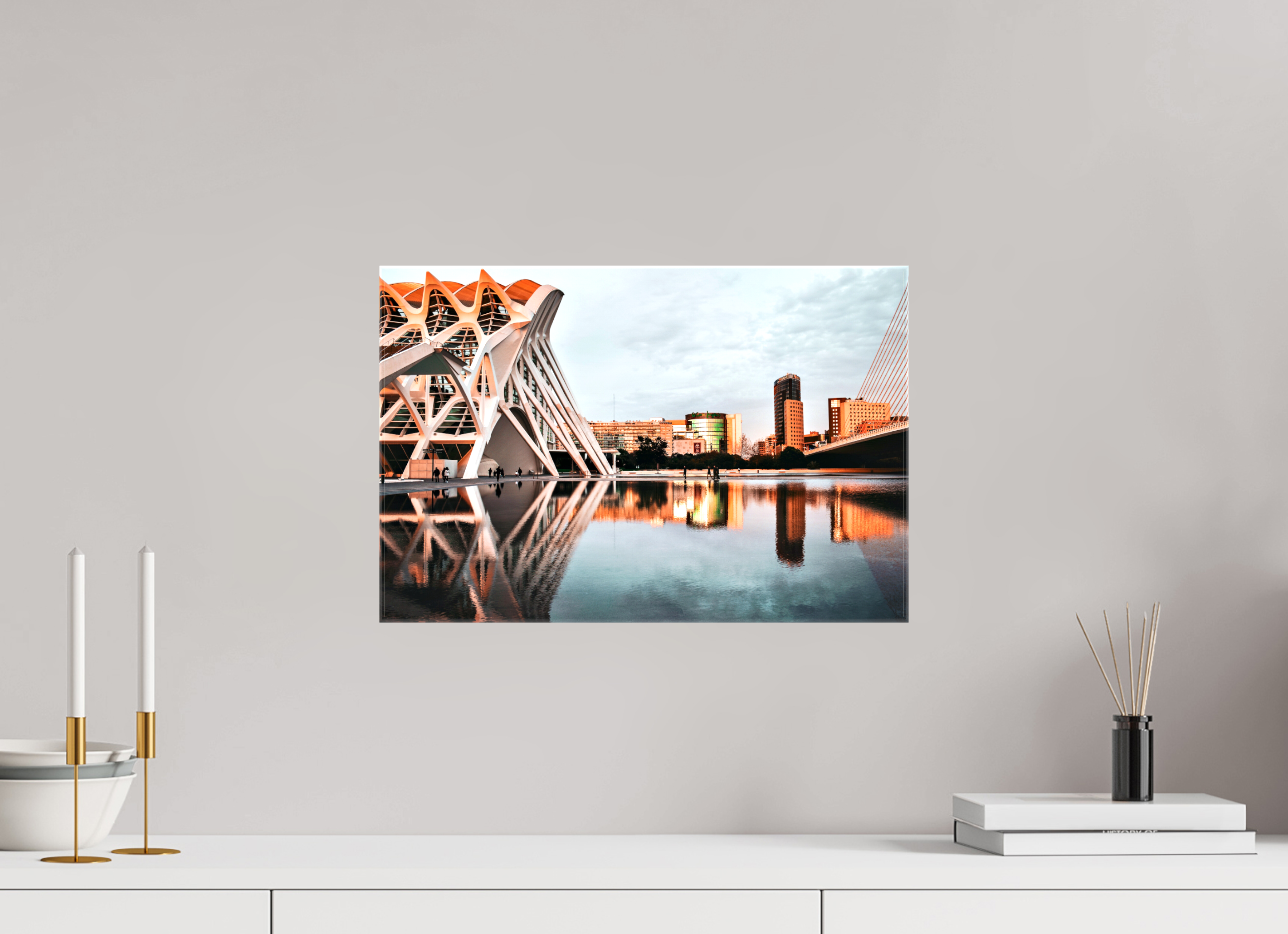 45 x 30 cm, Canvas Print Oh mirror.