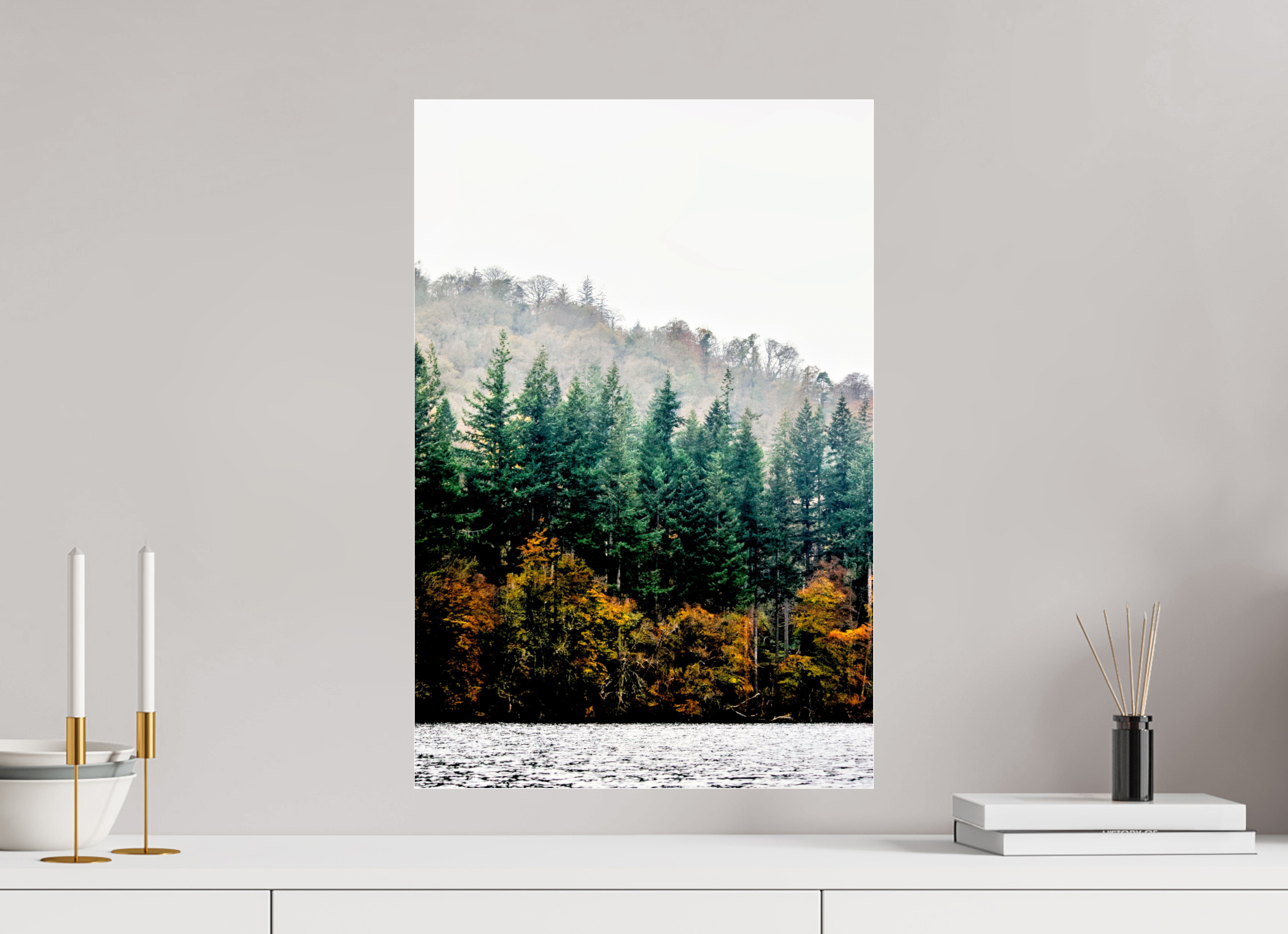 40 x 60 cm, Floating Metal Print Mystery.