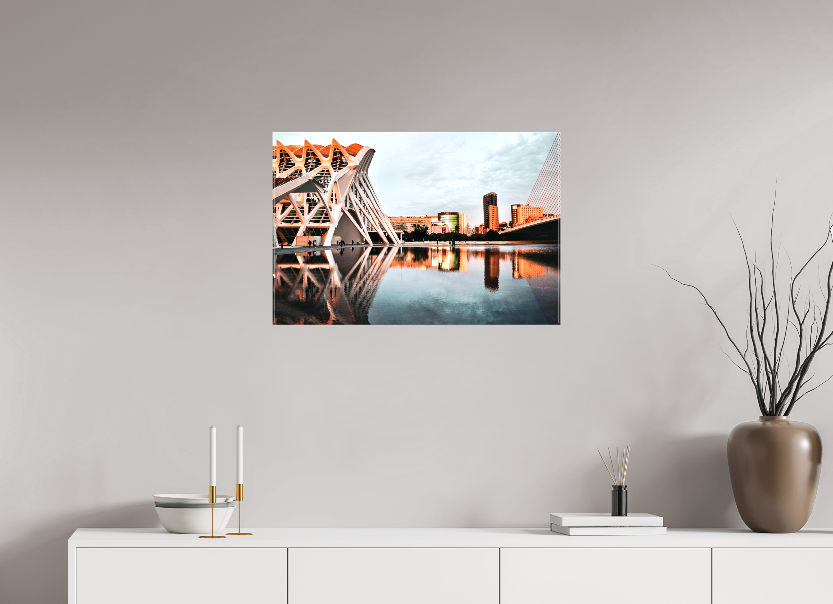75 x 50 cm, Canvas Print Oh mirror.