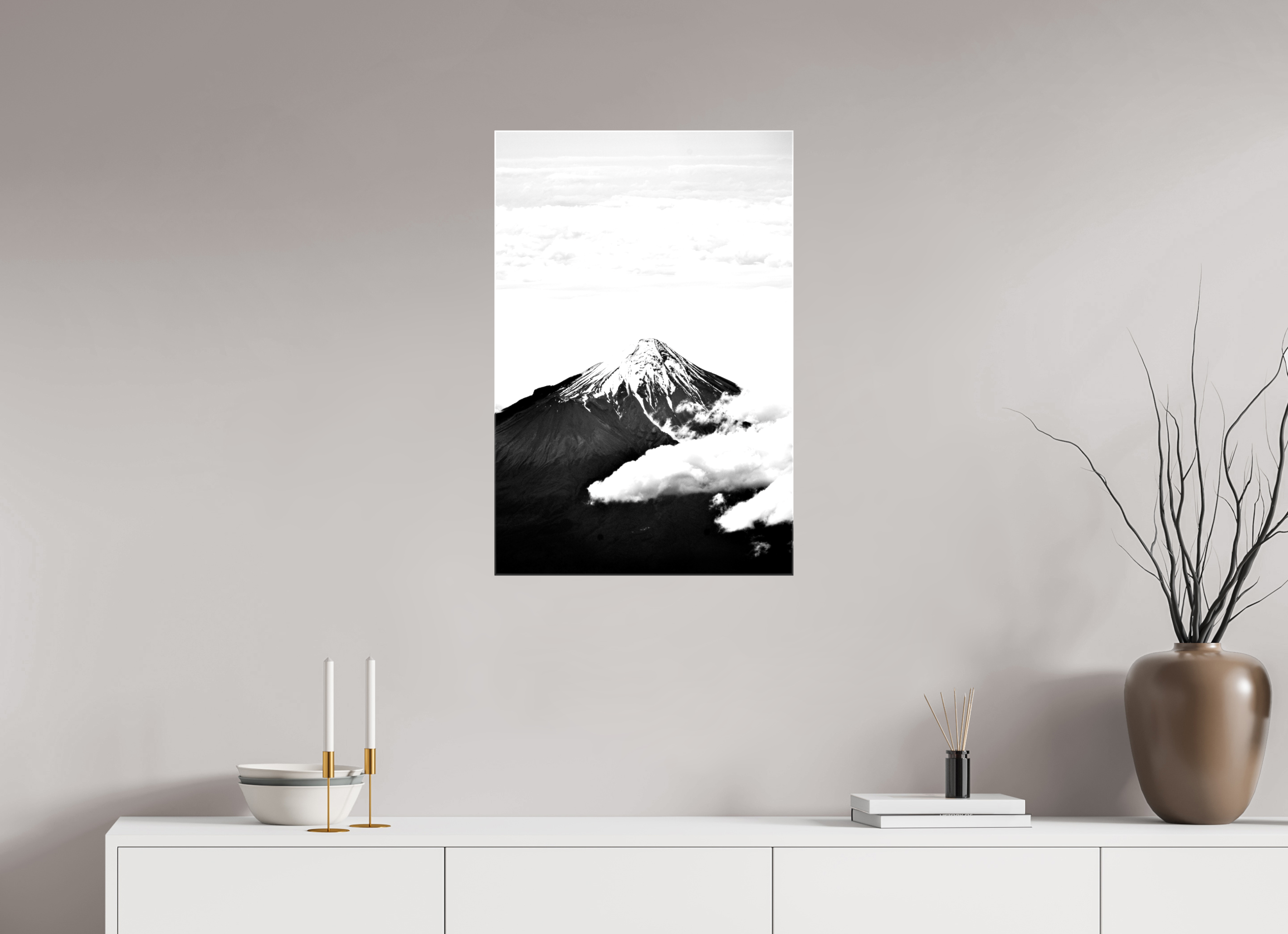 50 x 75 cm, Canvas Print Above the Clouds