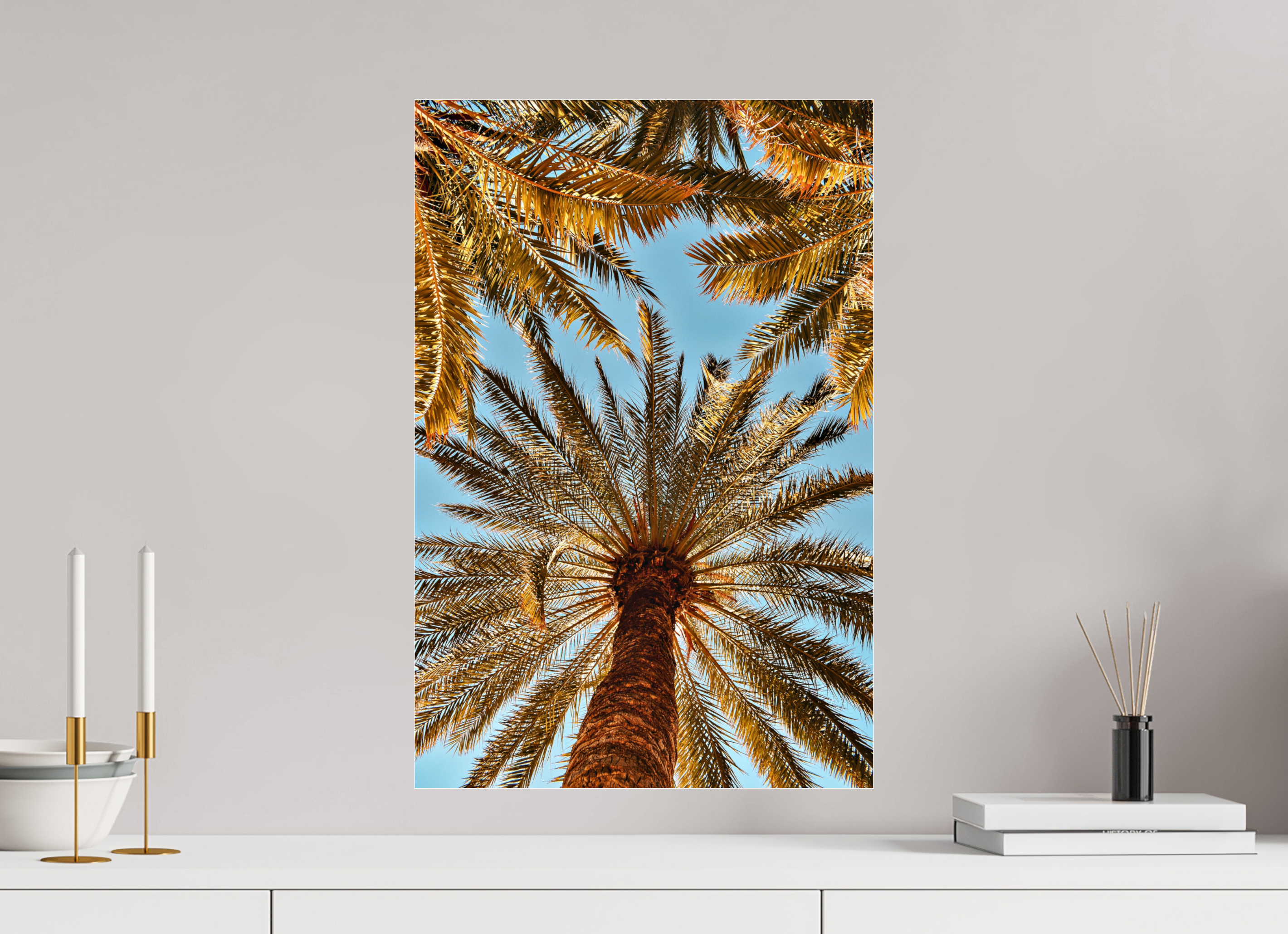 40 x 60 cm, Floating Metal Print Breeze.
