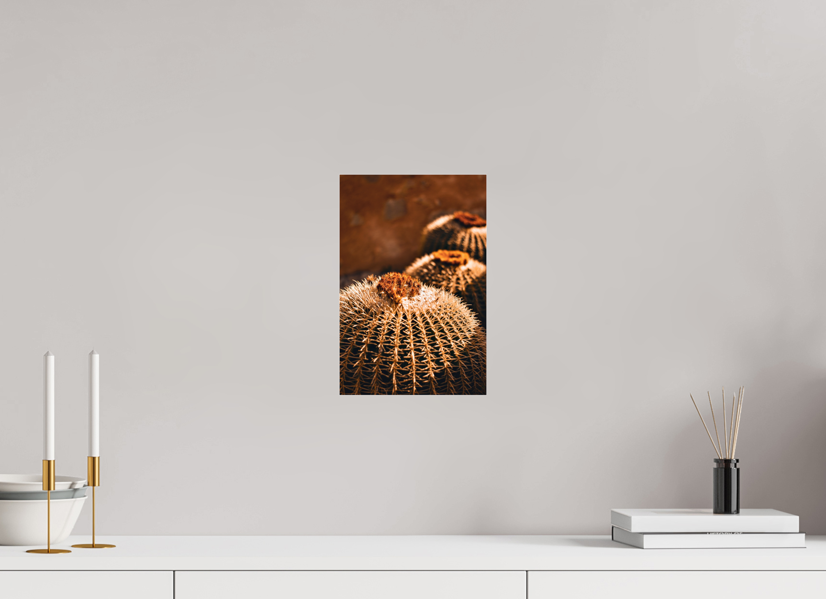 20 x 30 cm, Floating Metal Print Still Warm.