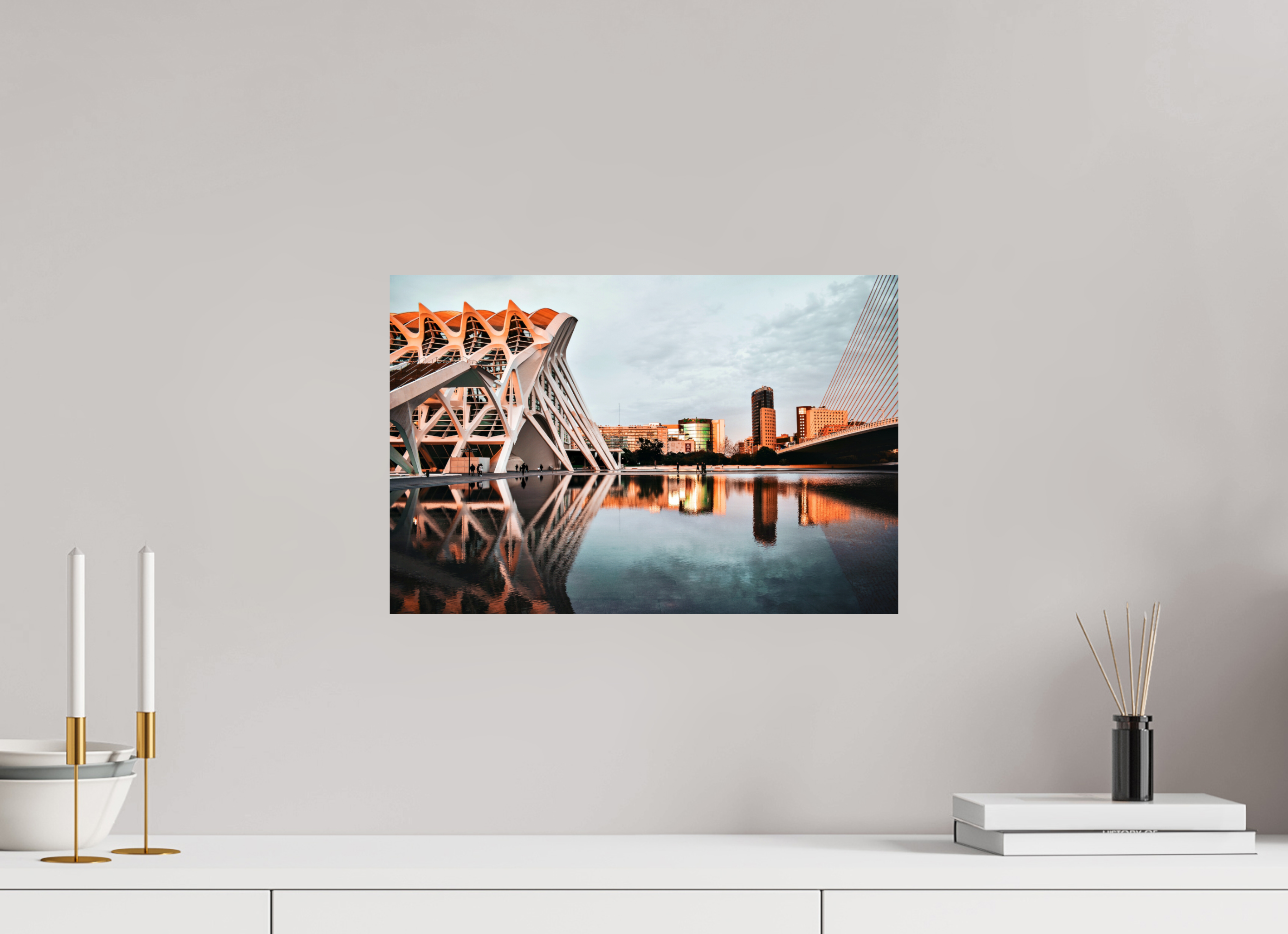 45 x 30 cm, Lustre Print Oh mirror.