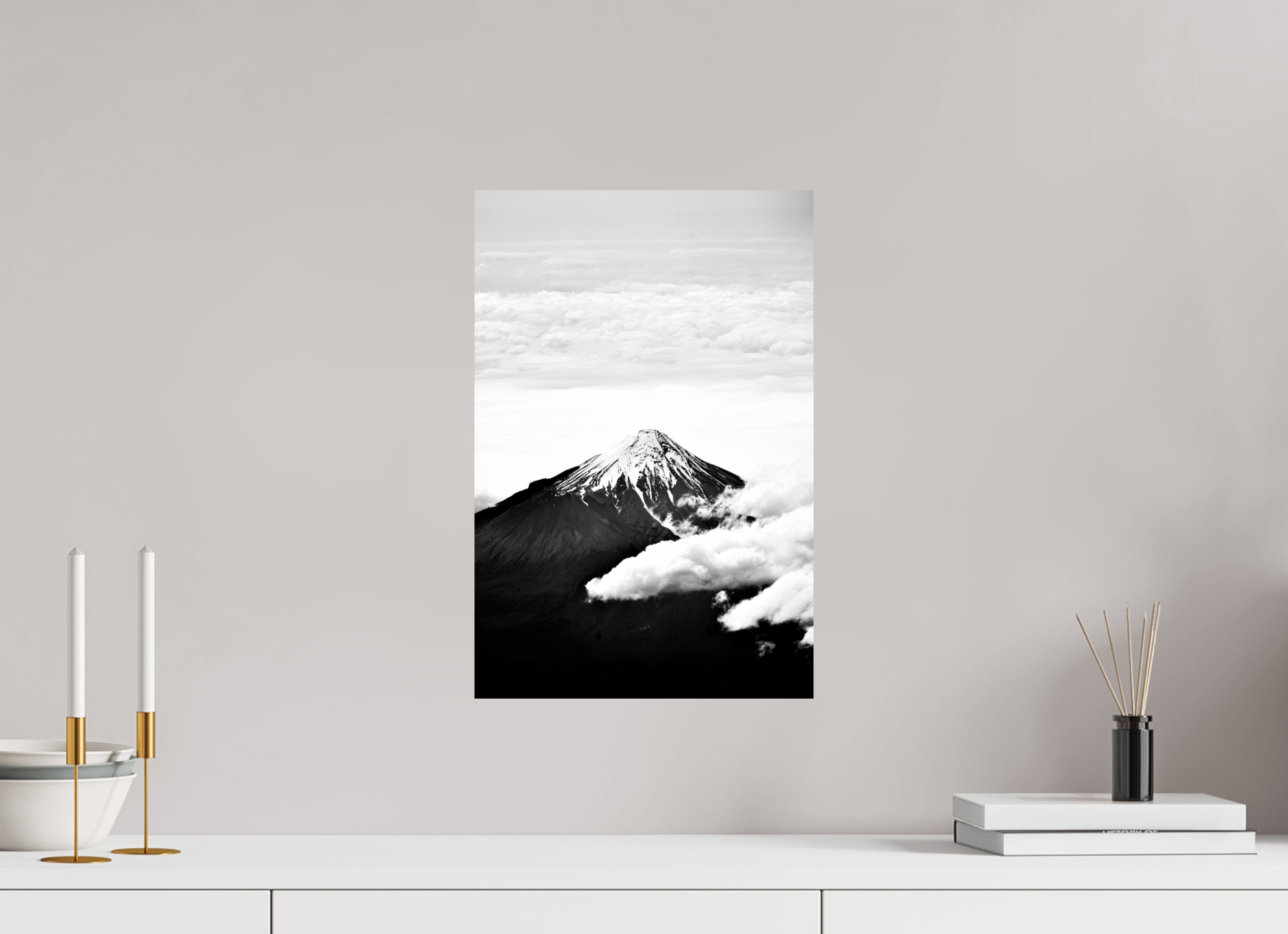 30 x 45 cm, Lustre Print Above the Clouds