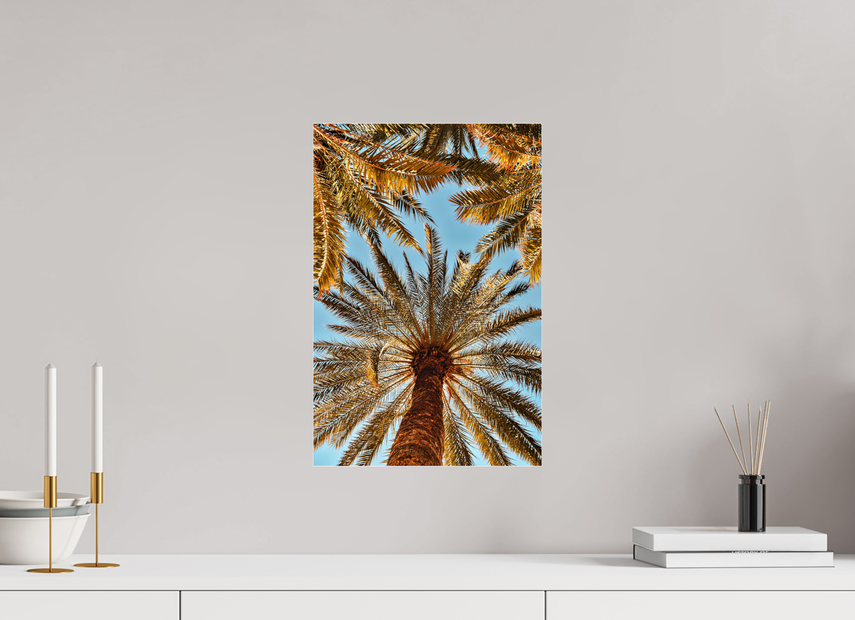 30 x 45 cm, Floating Metal Print Breeze.