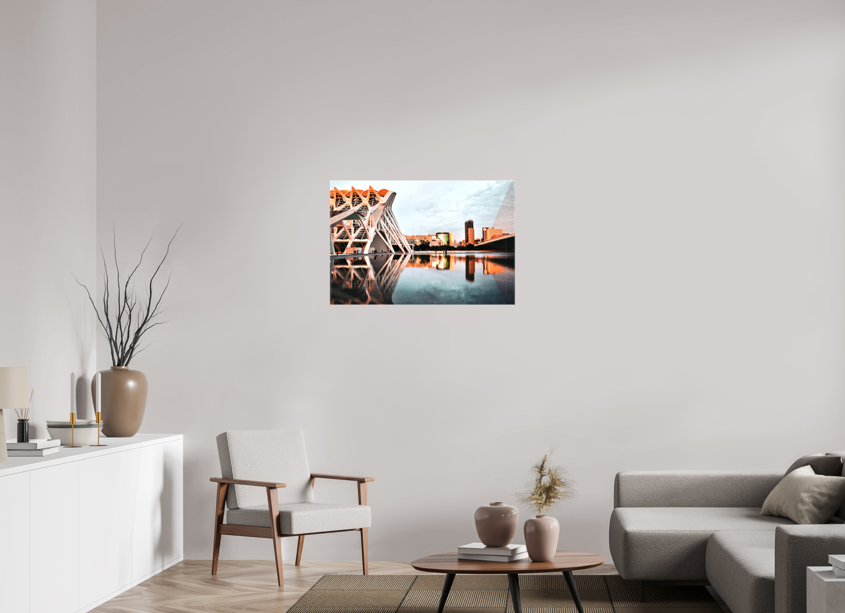90 x 60 cm, Canvas Print Oh mirror.