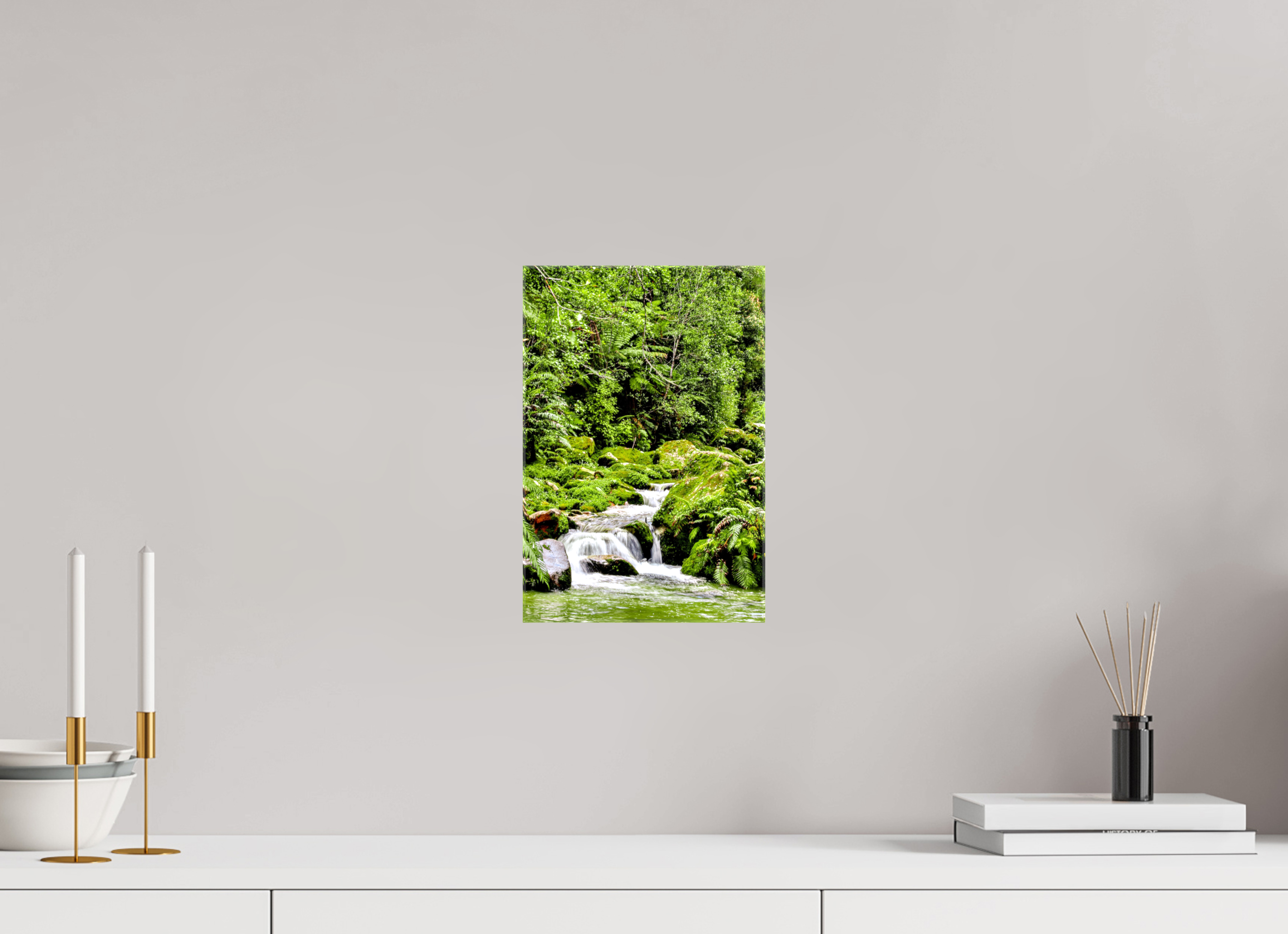 20 x 30 cm, Canvas Print Green Pause.