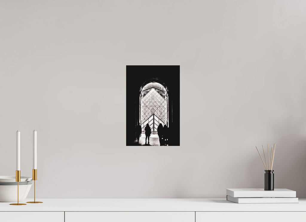 20 x 30 cm, Lustre Print The way in.