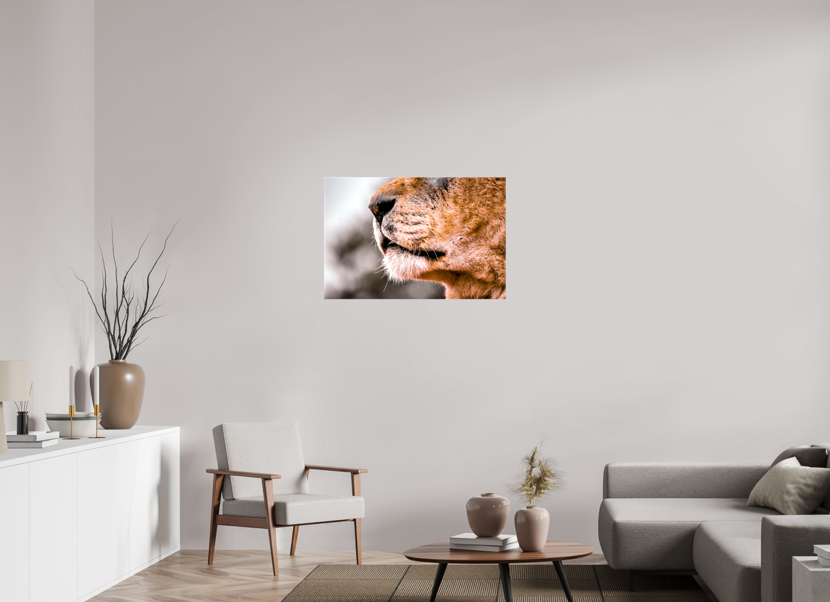 90 x 60 cm, Canvas Print Majesty.