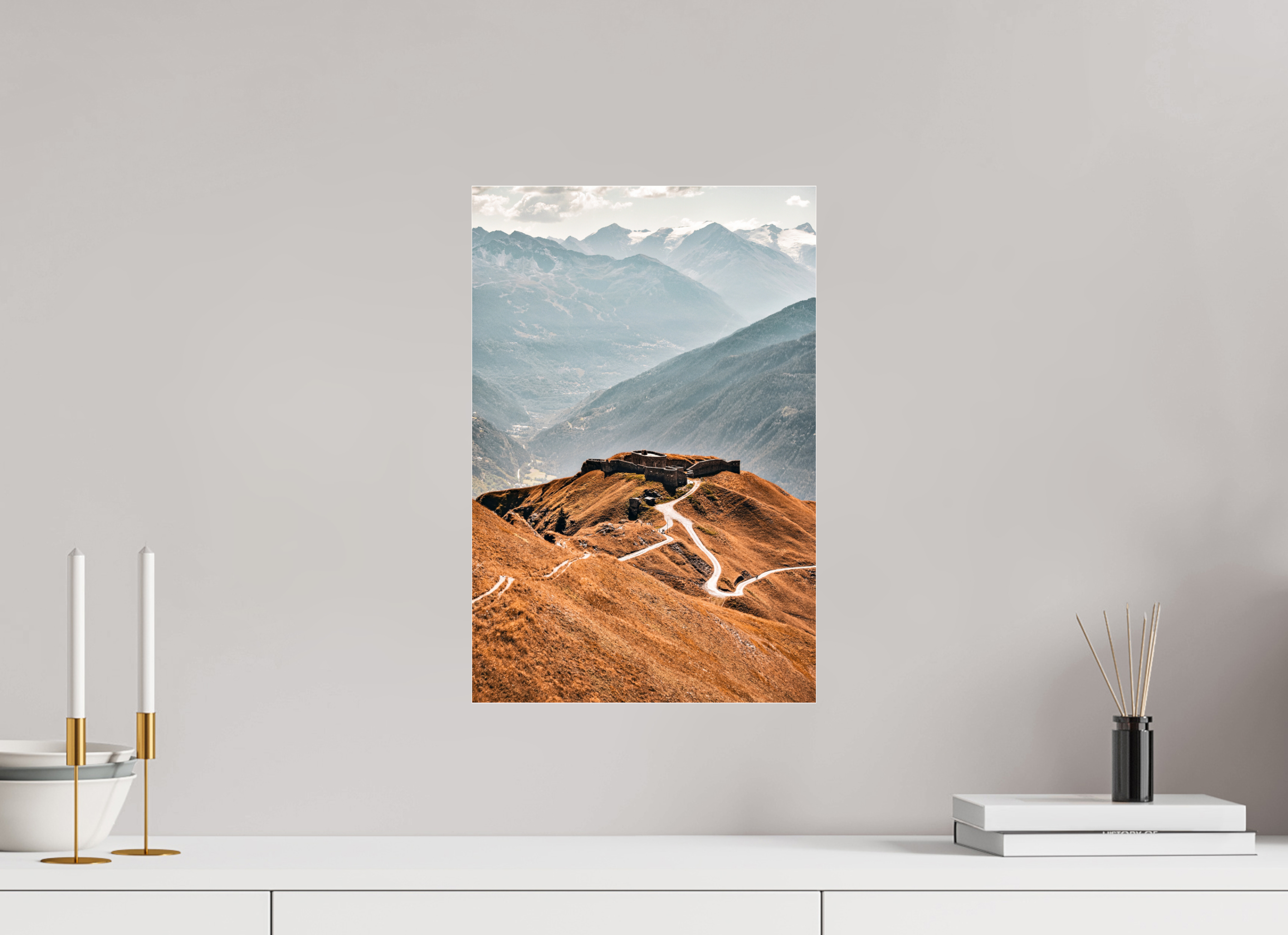 30 x 45 cm, Floating Metal Print Infinity.
