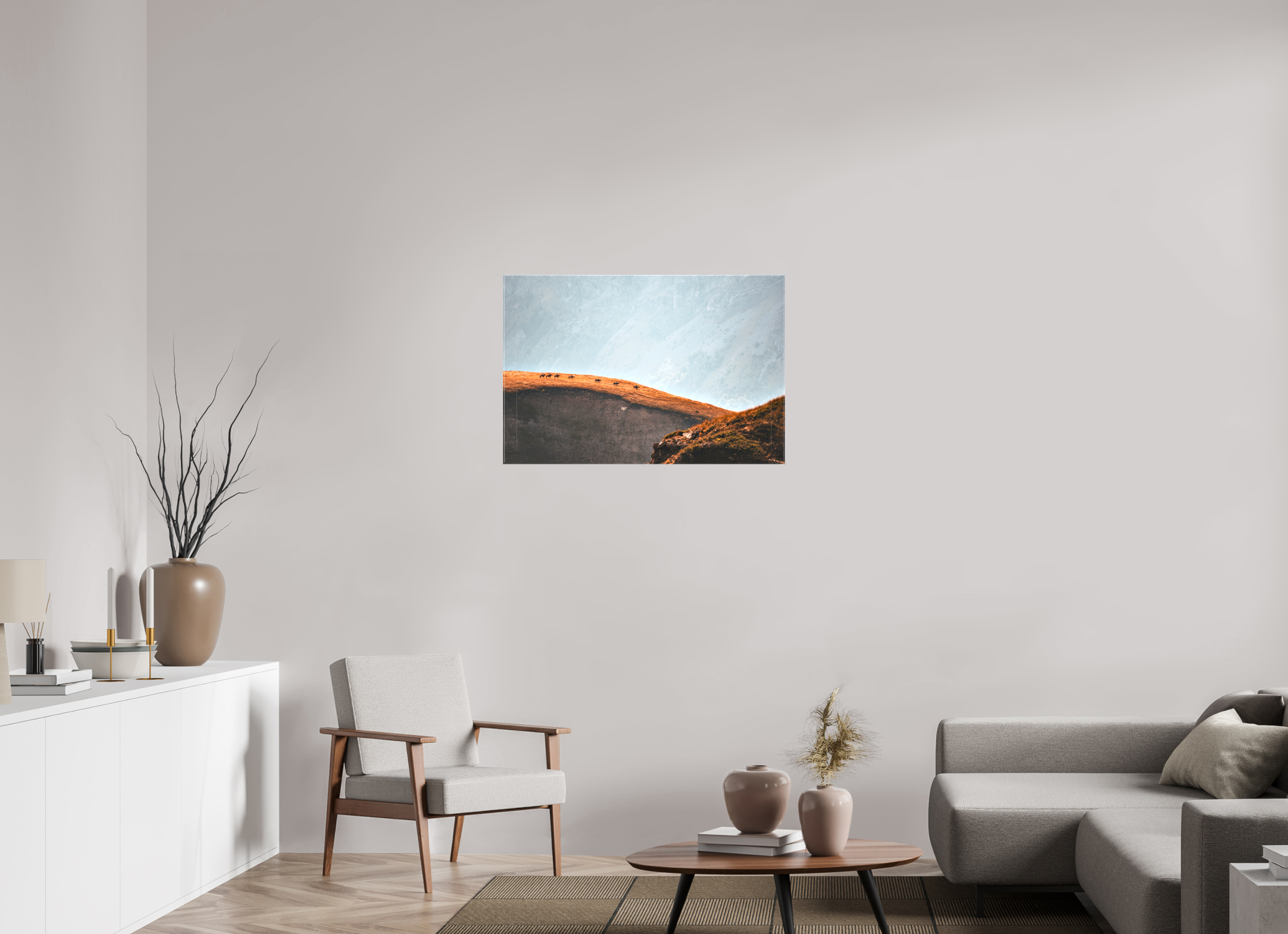 90 x 60 cm, Canvas Print Solitude.