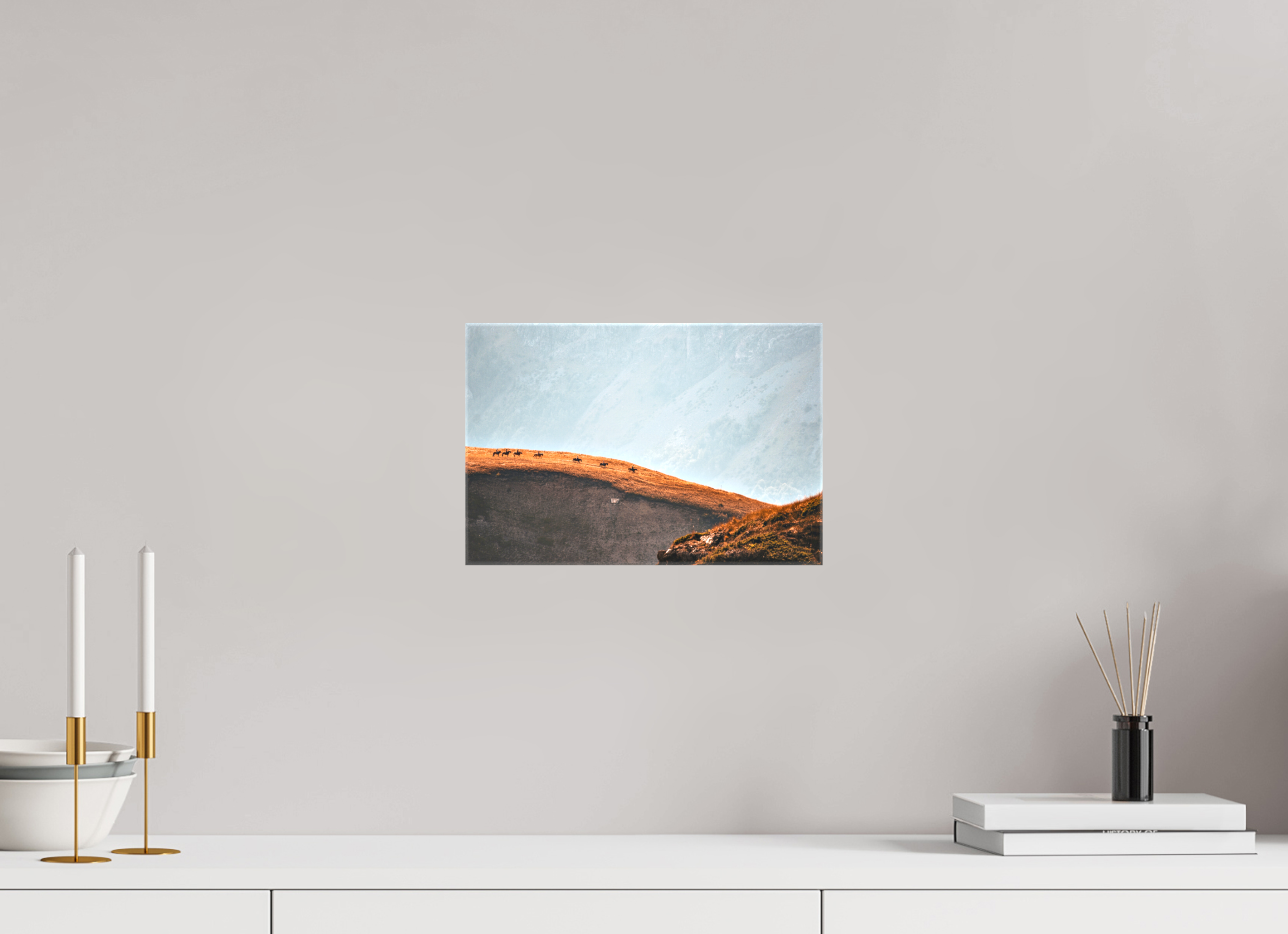 30 x 20 cm, Canvas Print Solitude.