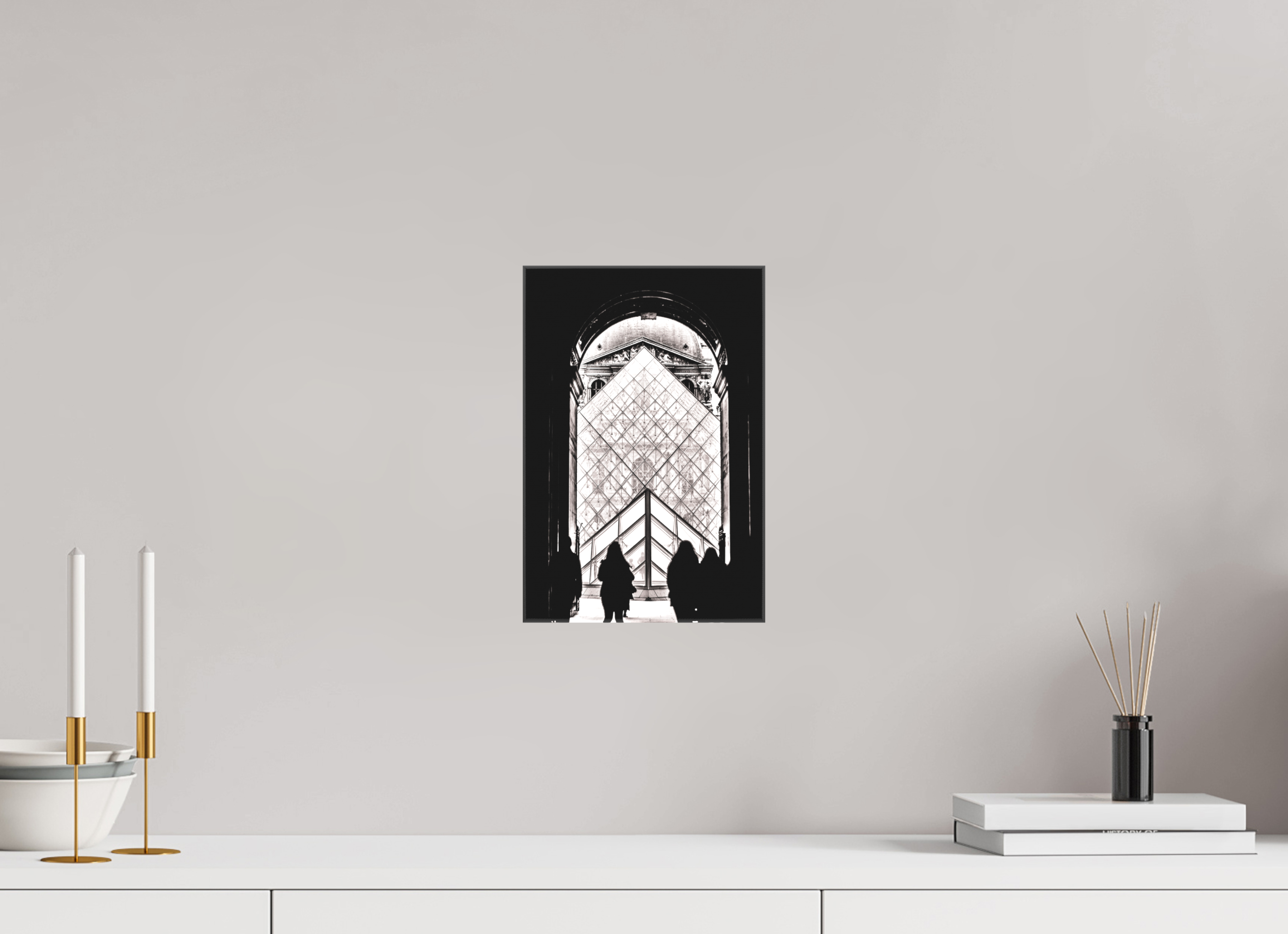 20 x 30 cm, Canvas Print The way in.