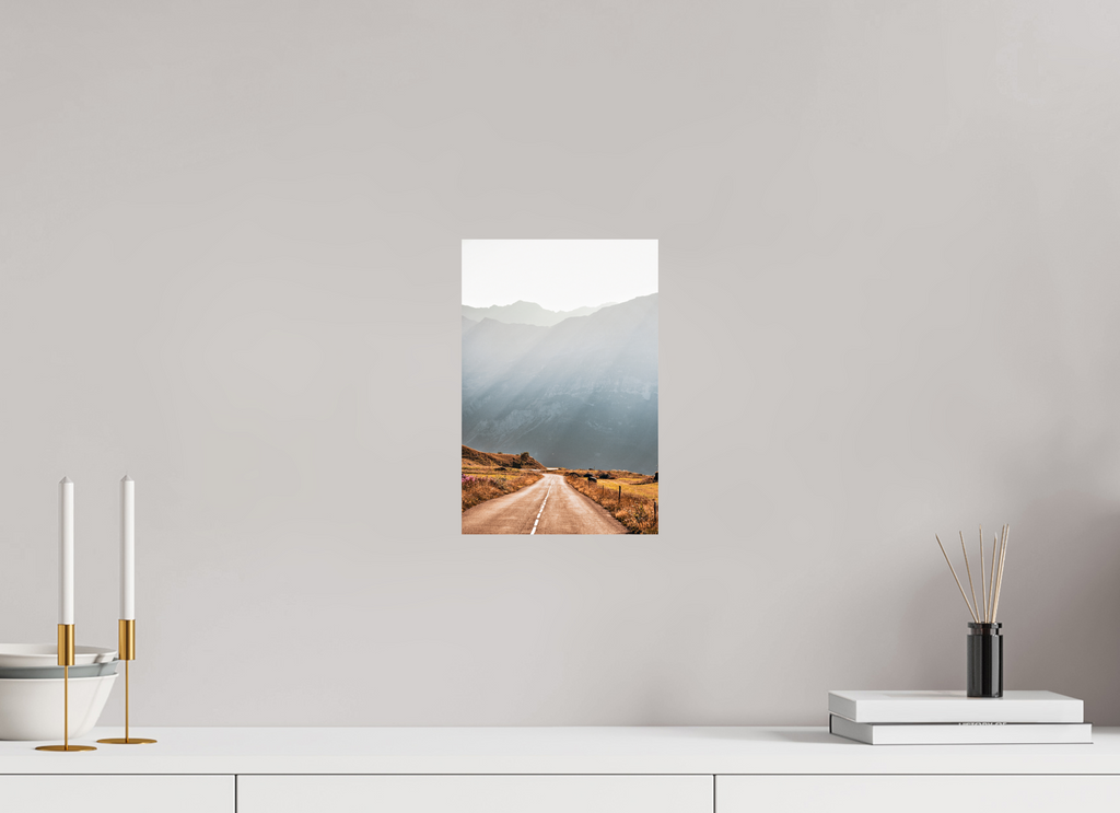20 x 30 cm, Lustre Print Open Road.