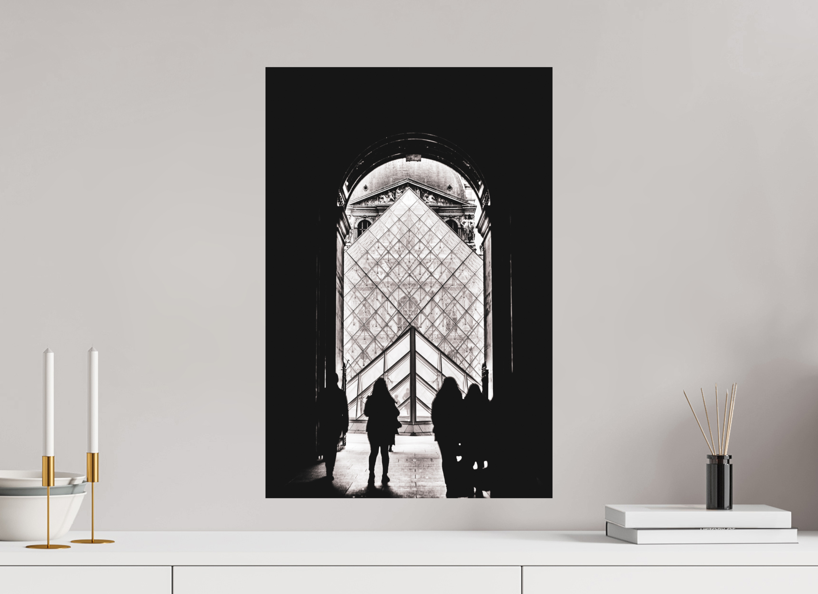 40 x 60 cm, Lustre Print The way in.