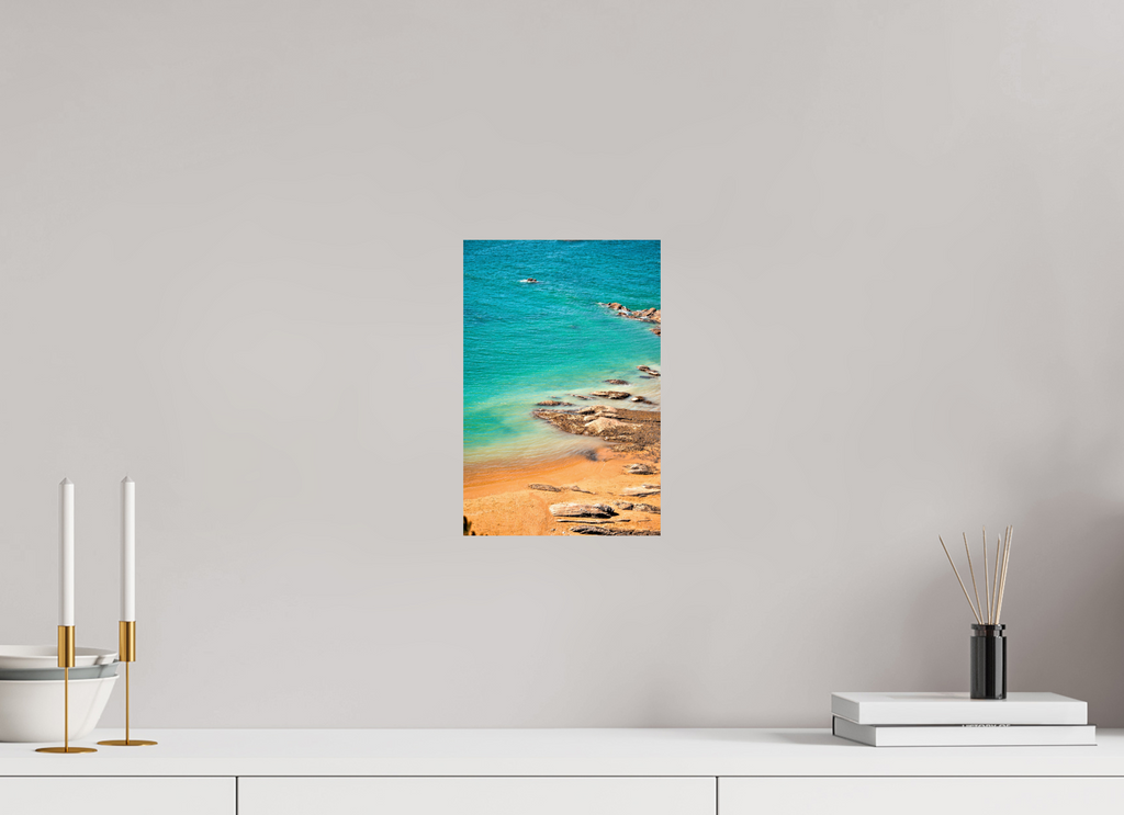 20 x 30 cm, Lustre Print Azure.