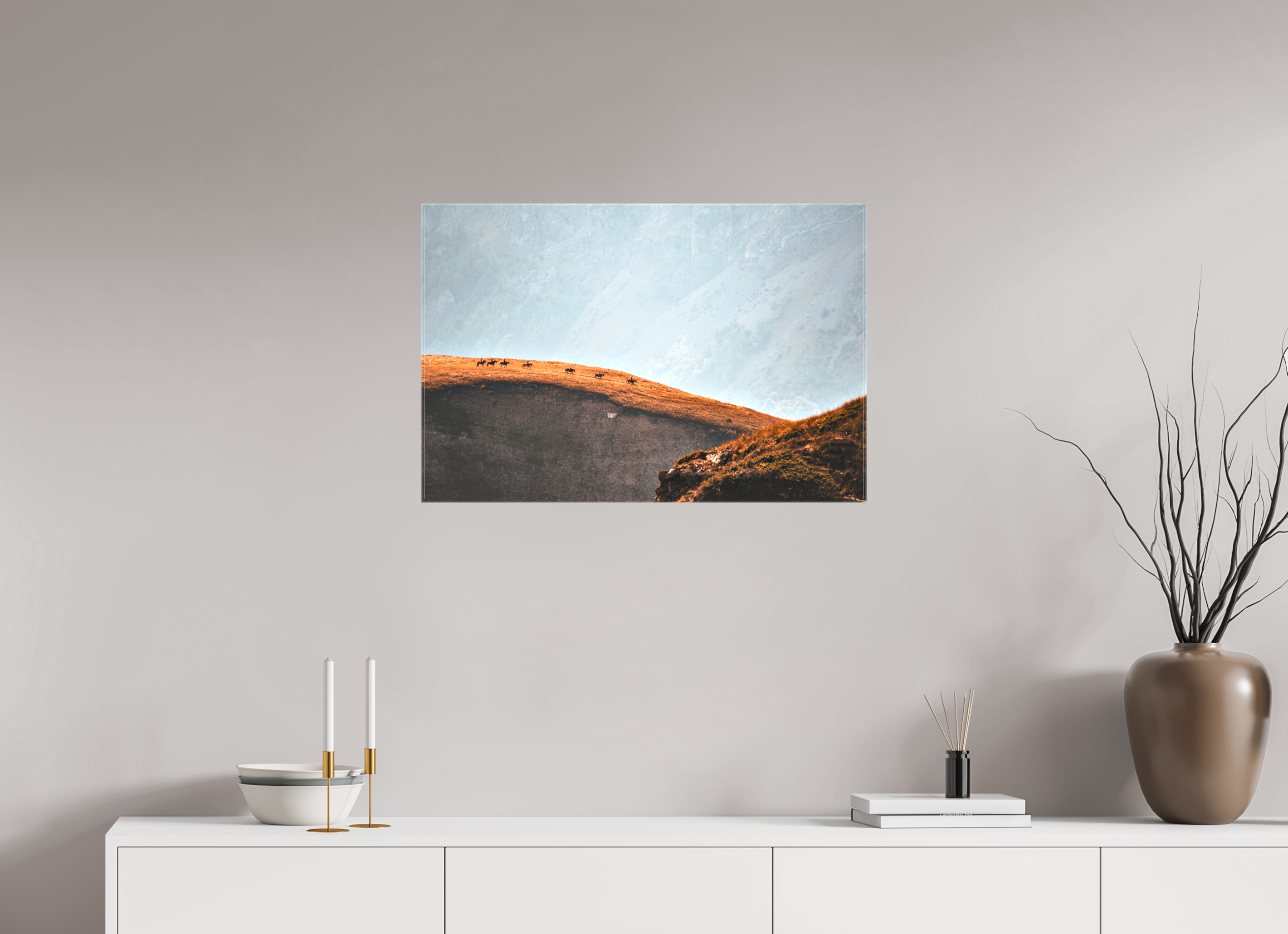 75 x 50 cm, Canvas Print Solitude.