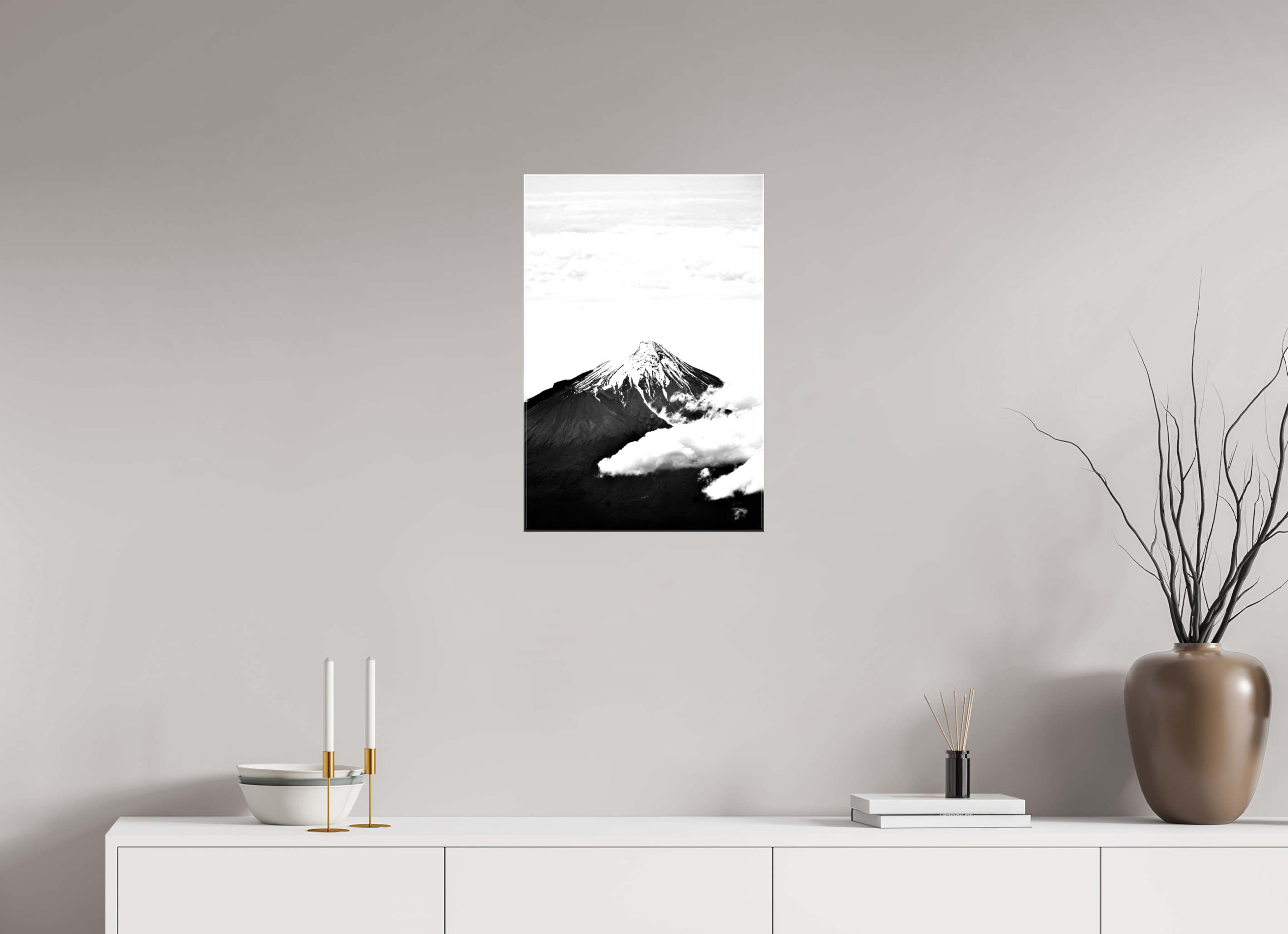 40 x 60 cm, Canvas Print Above the Clouds