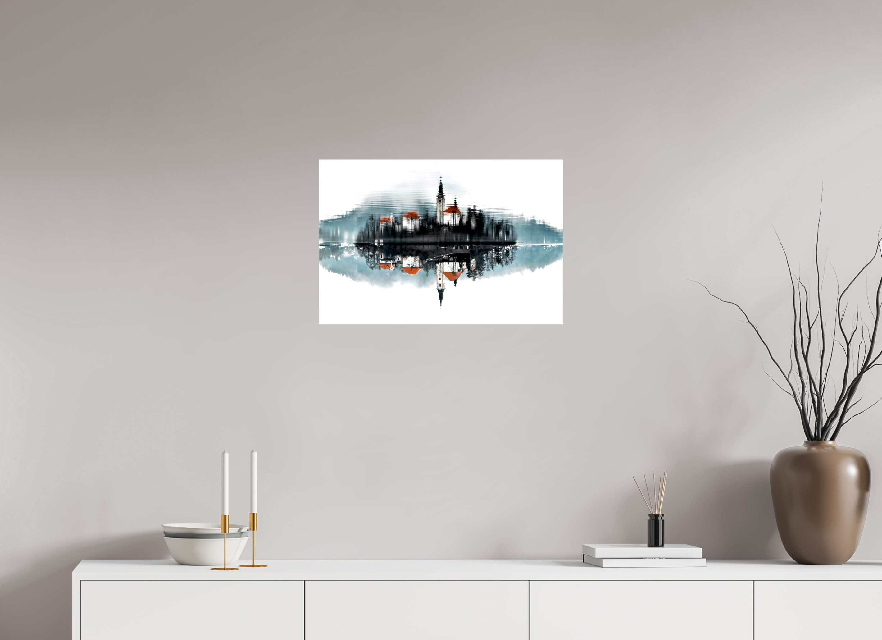 60 x 40 cm, Canvas Print Almost Real.
