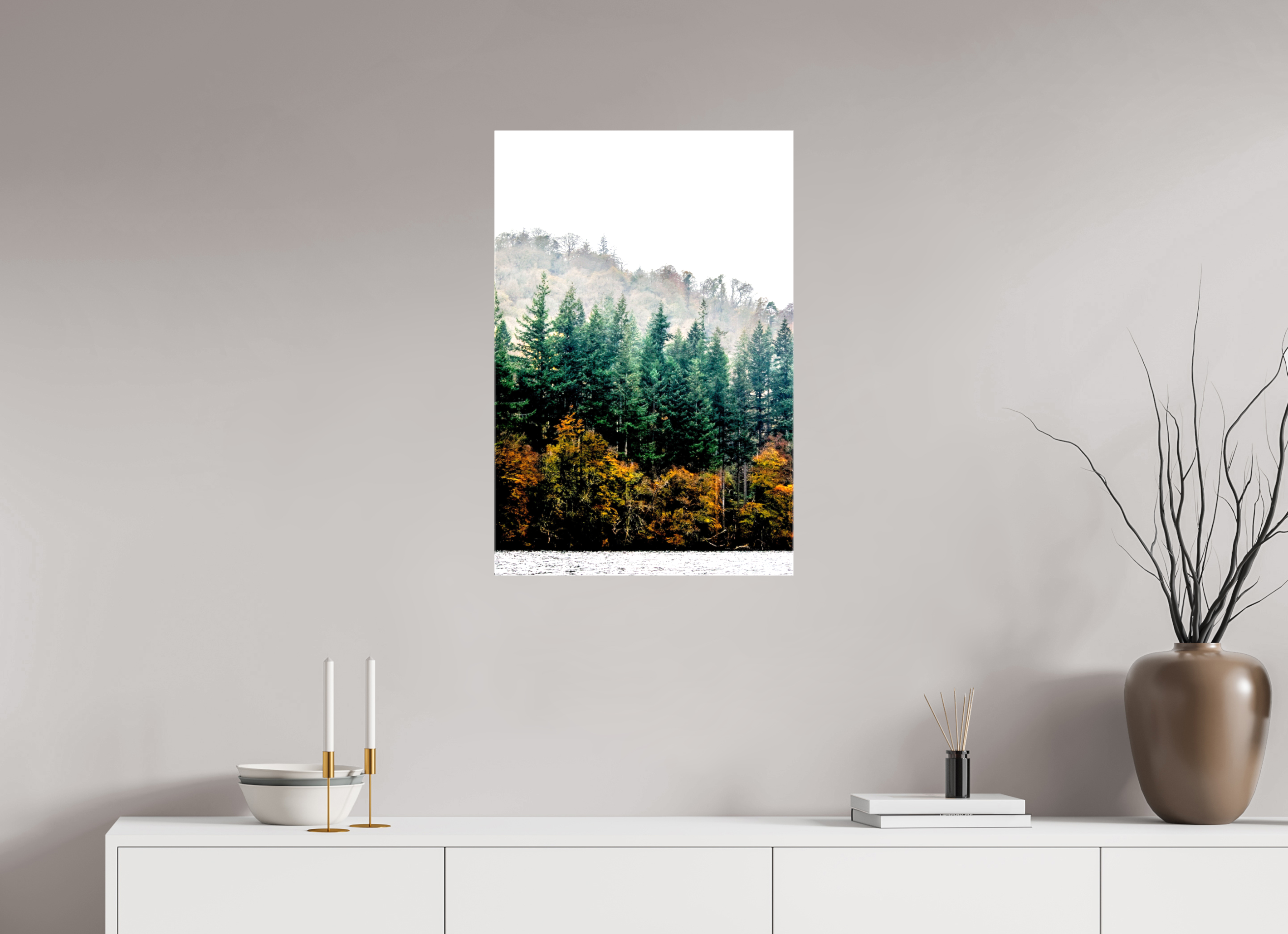 50 x 75 cm, Canvas Print Mystery.