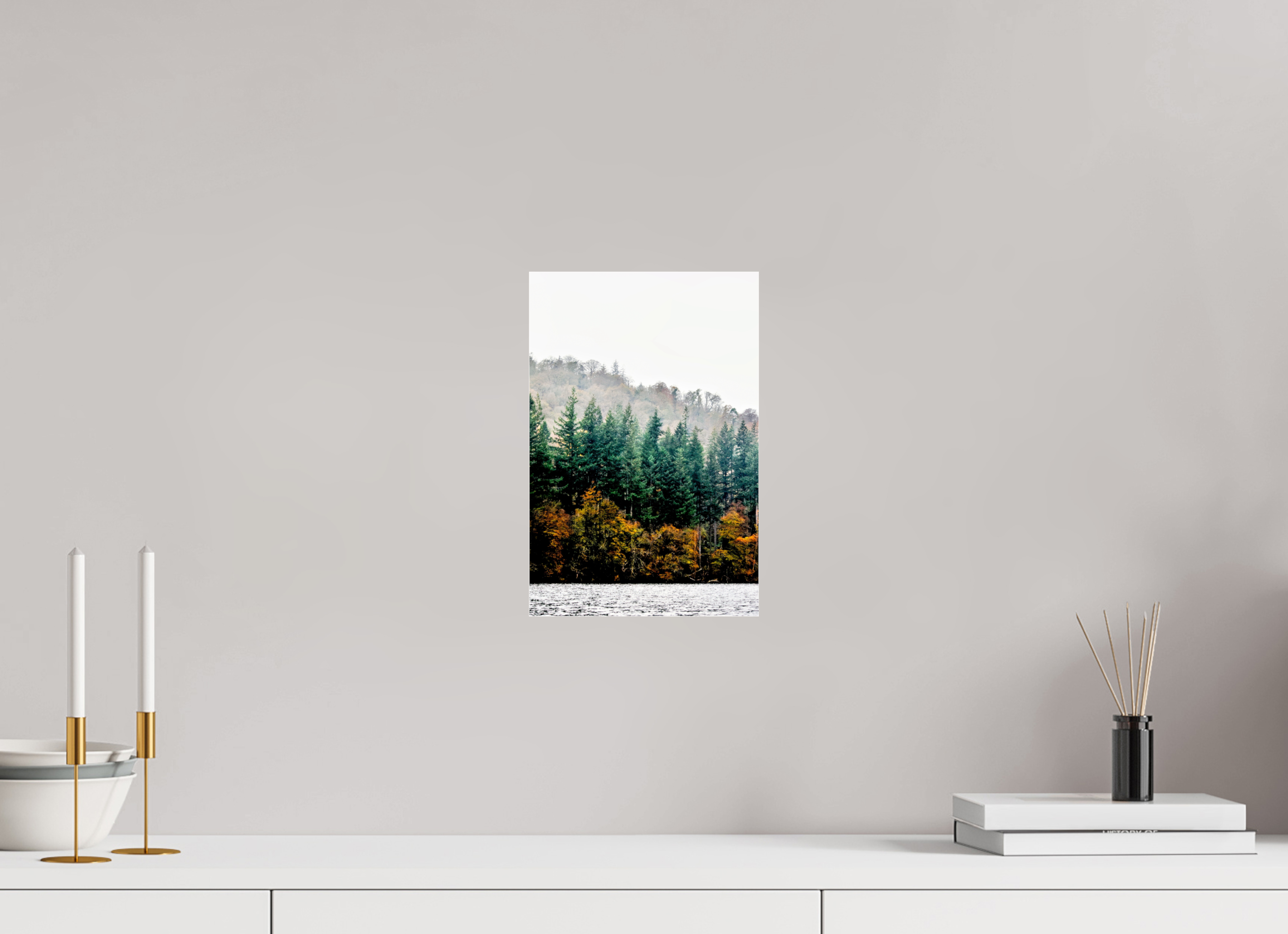 20 x 30 cm, Floating Metal Print Mystery.