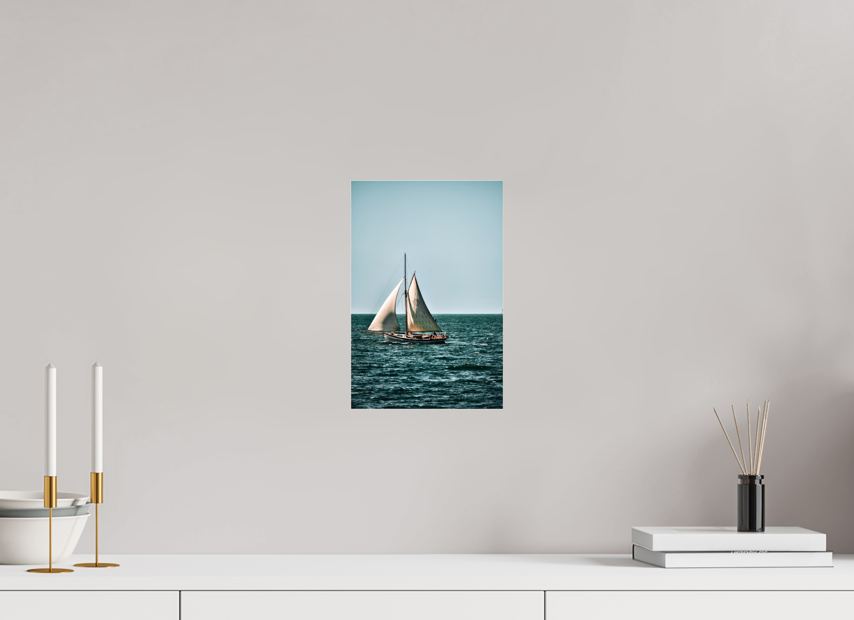 20 x 30 cm, Floating Metal Print Freedom.