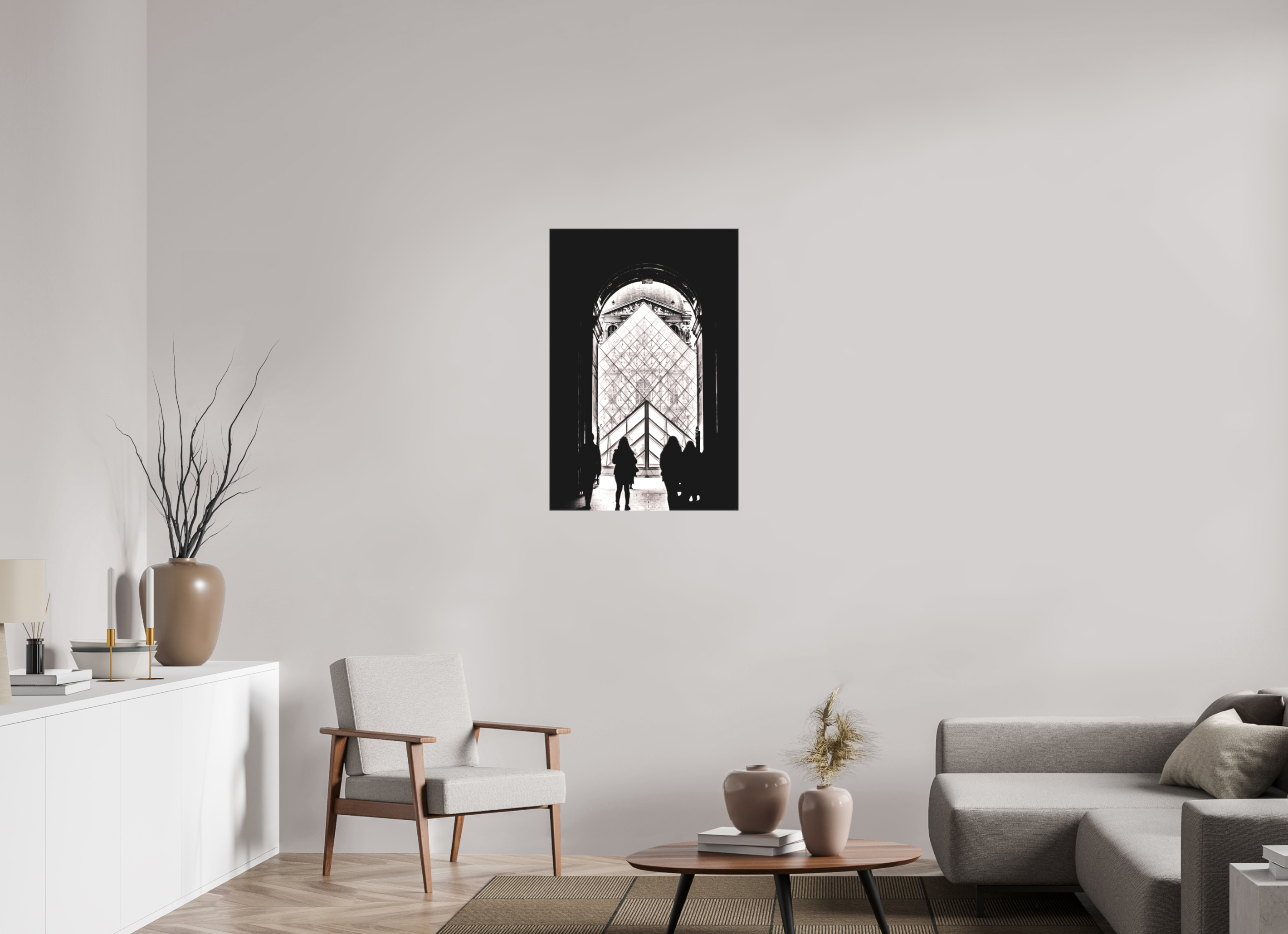 60 x 90 cm, Canvas Print The way in.