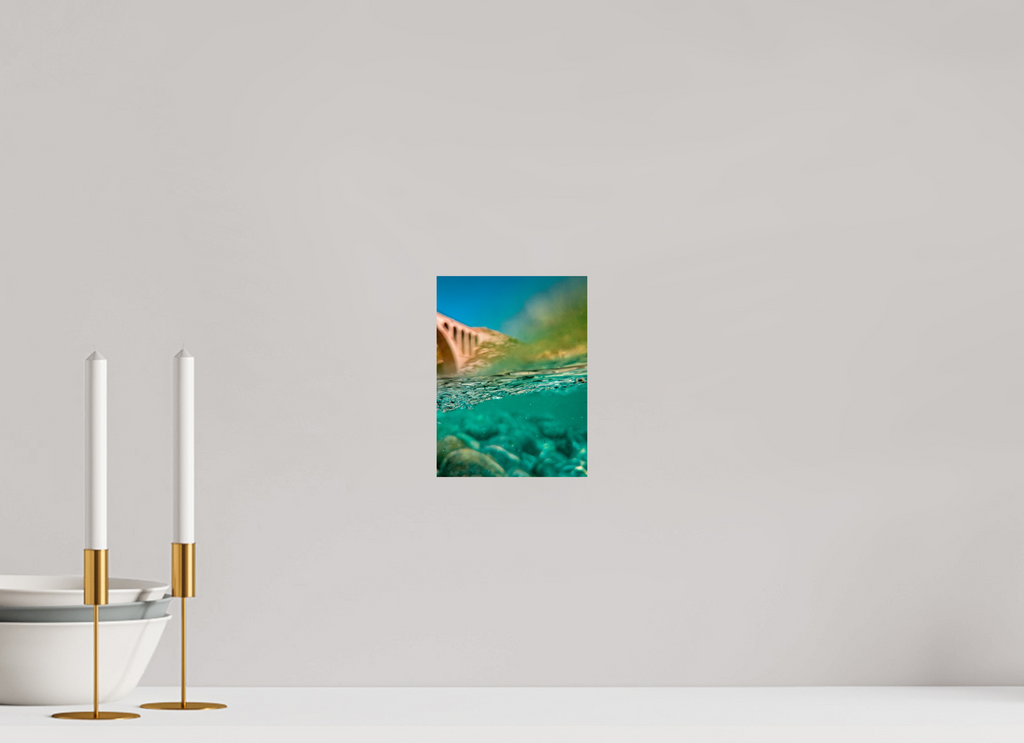 15 x 20 cm, Lustre Print Clear Water.