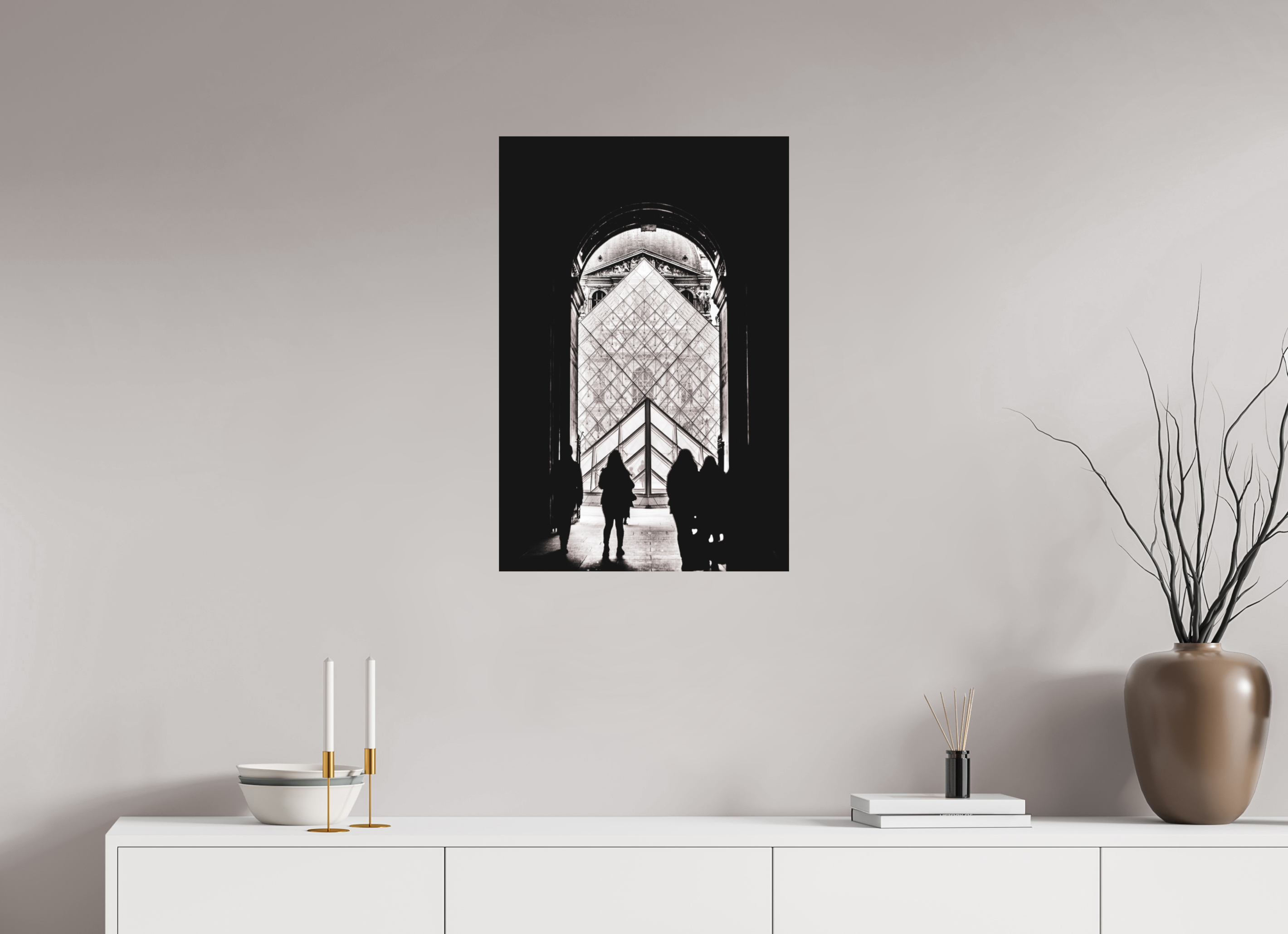 50 x 75 cm, Lustre Print The way in.