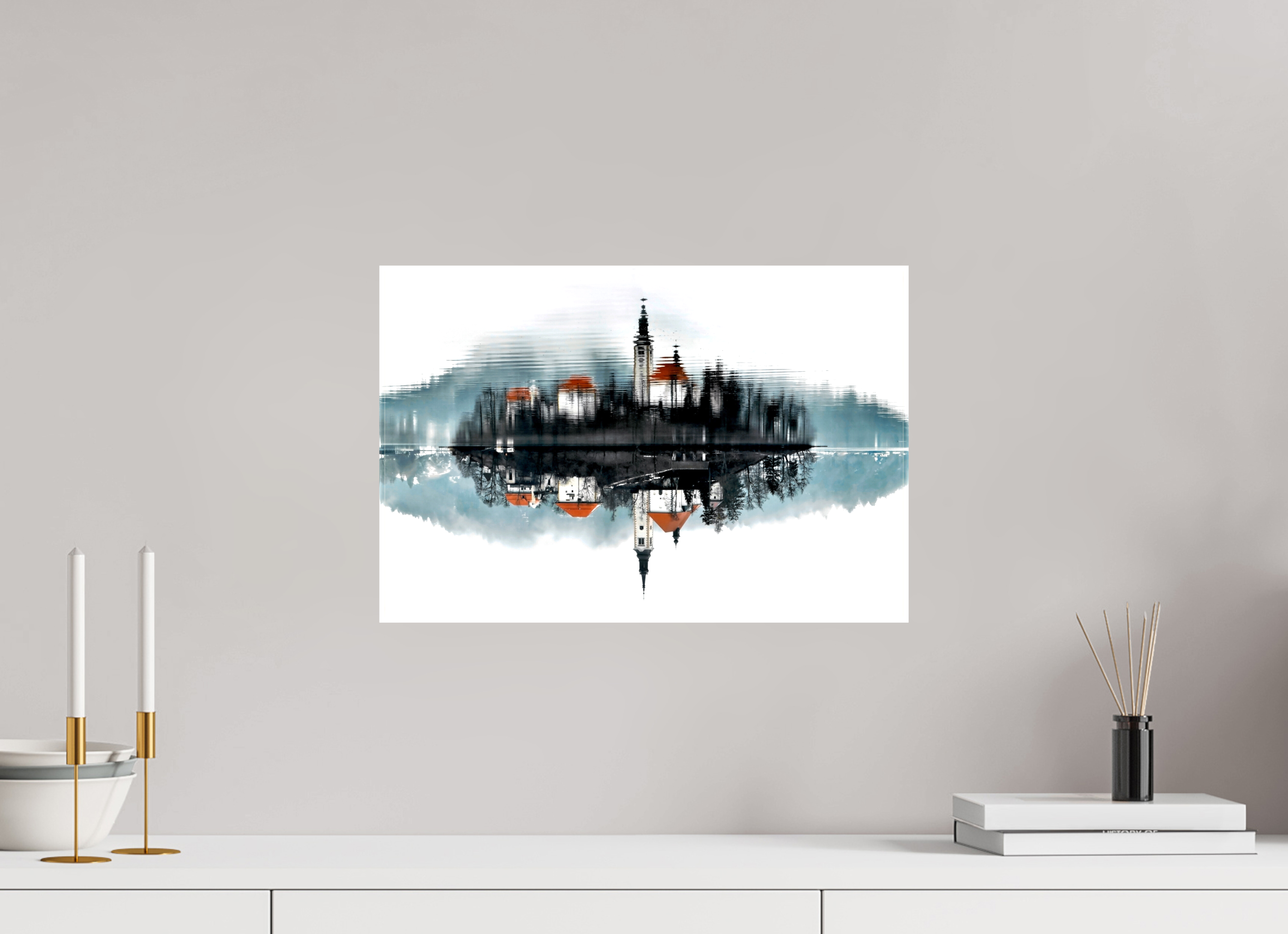 45 x 30 cm, Canvas Print Almost Real.