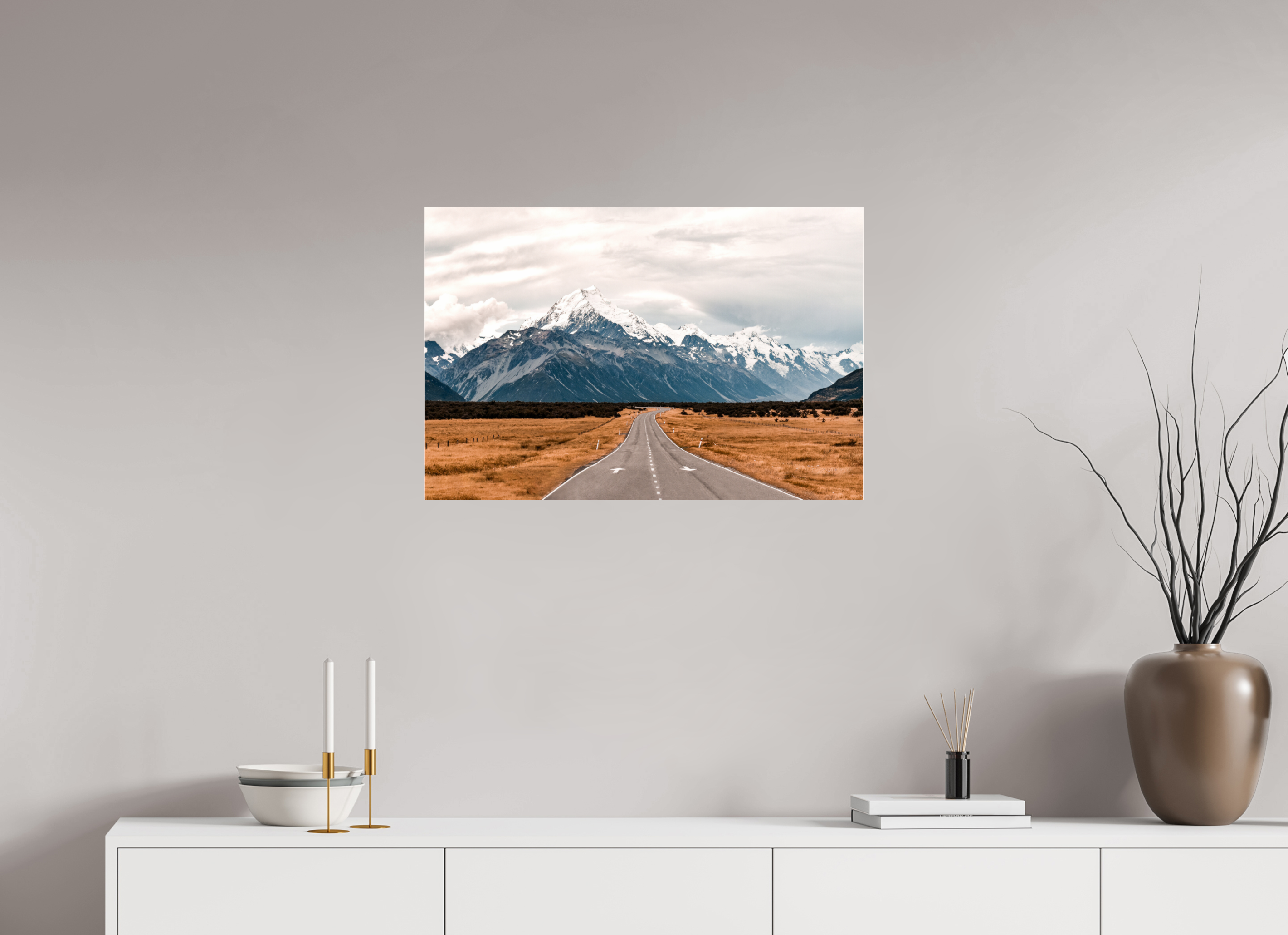75 x 50 cm, Floating Metal Print The Journey.