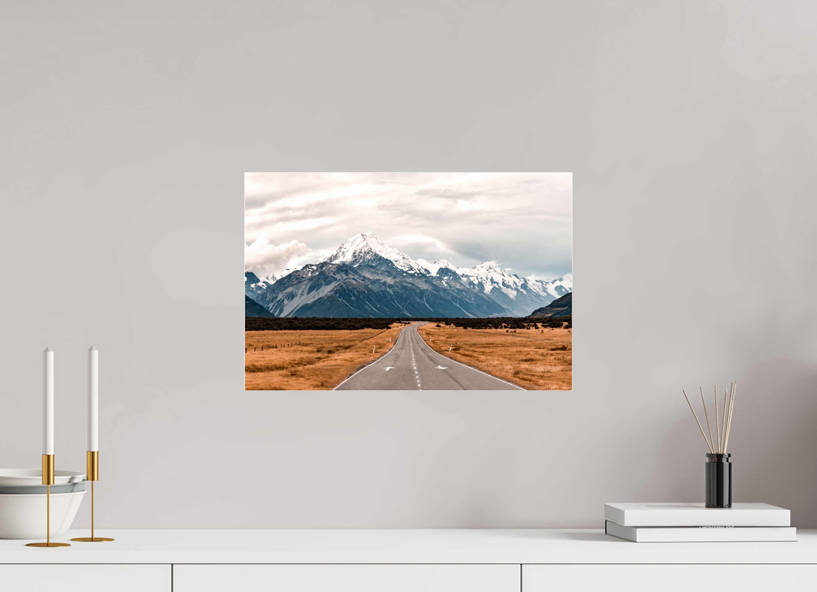45 x 30 cm, Floating Metal Print The Journey.