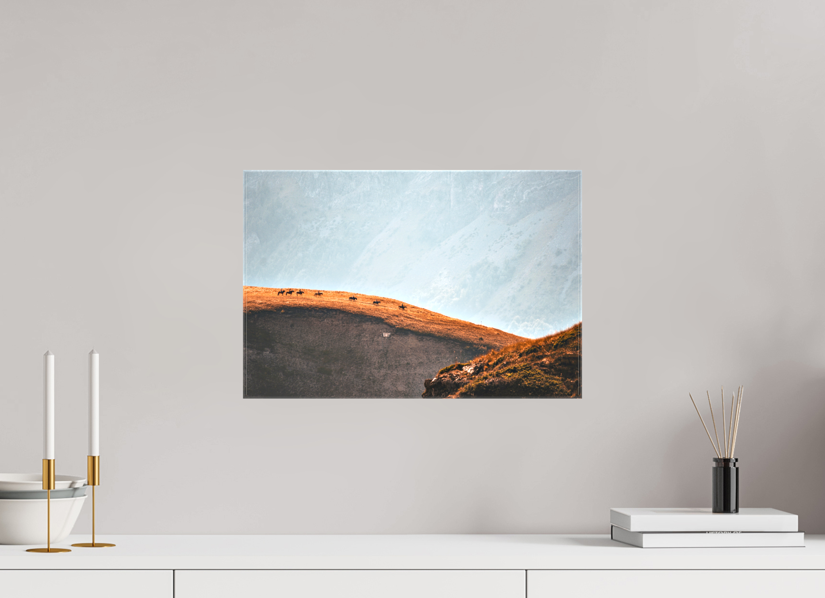 45 x 30 cm, Canvas Print Solitude.
