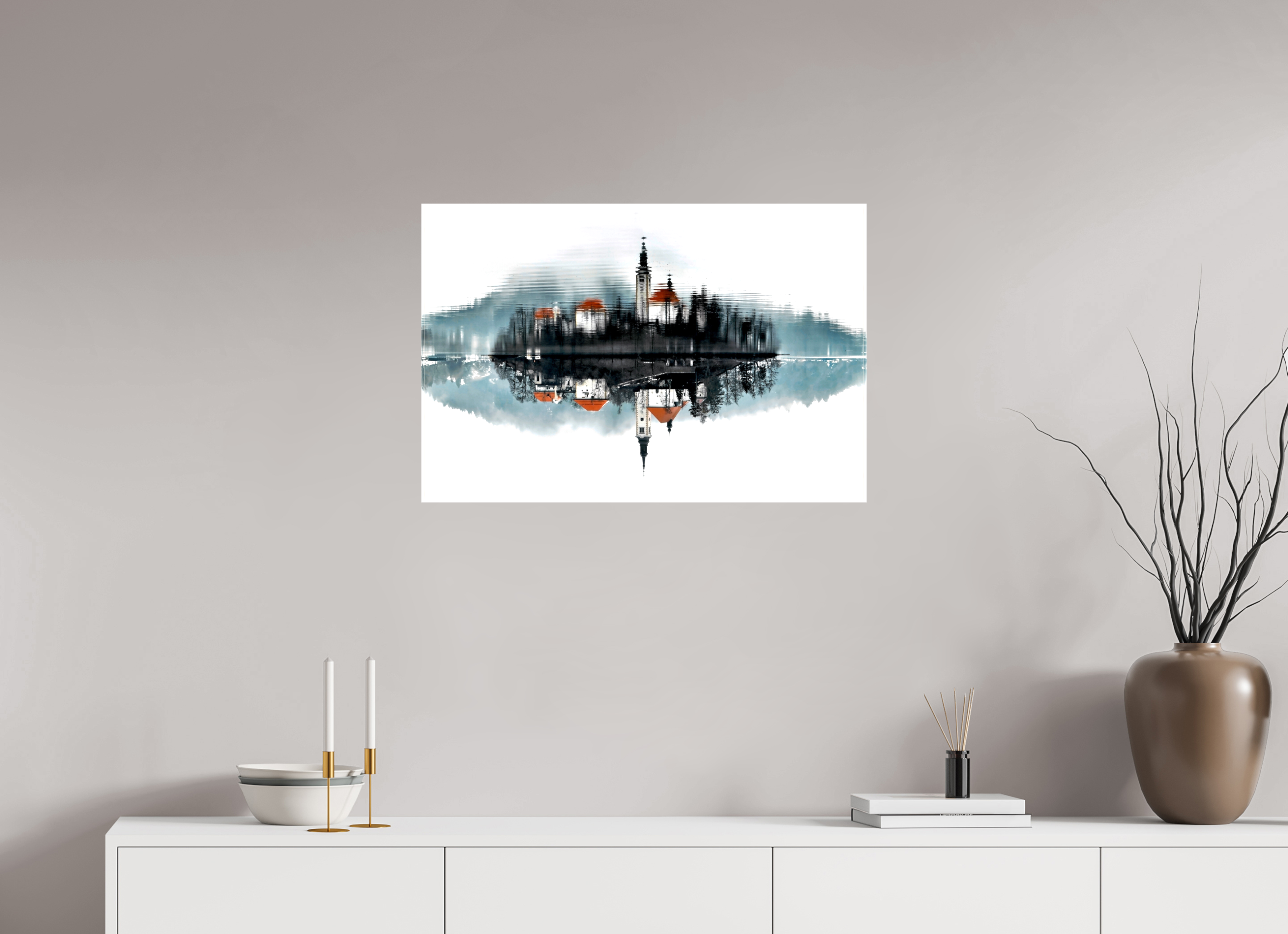 75 x 50 cm, Canvas Print Almost Real.